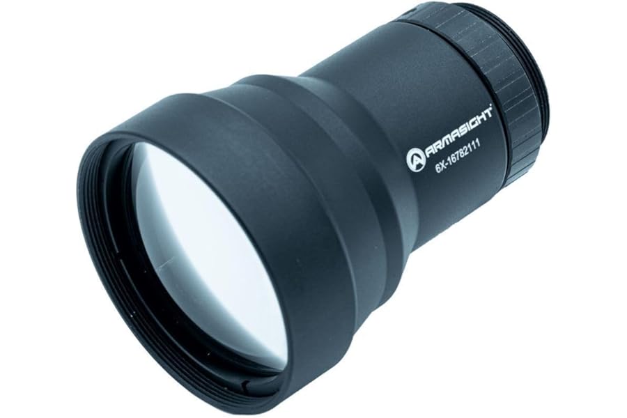 Armasight 6X Lens for PVS-14 with Waterproof Design, Lightweight Body, and 8-Degree Field of View (Black) product image