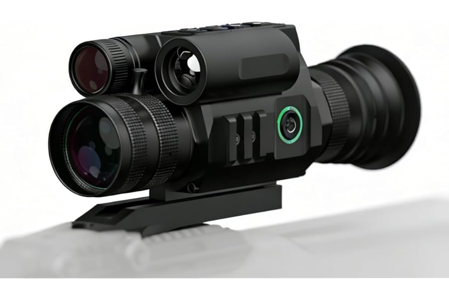 Digital Day/Night Vision Rifle Scope with Rangefinder β 1920Γ1080 HD, 6.5&13X Zoom Options, IP67 Waterproof, 8-Hour Battery, WiFi Streaming β Ideal for Hunting & Tactical Use product image