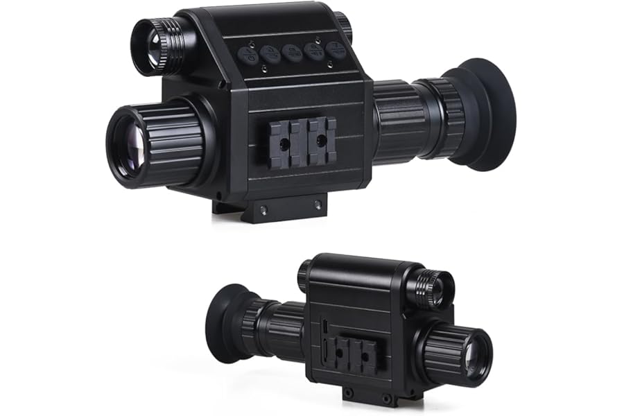 M5 Night Vision Scope, Infrared Digital Night Vision Monocular FHD 1080P Hunting Surveillance in Total Darkness, 32GB Memory Card for Photo and Video Storage product image