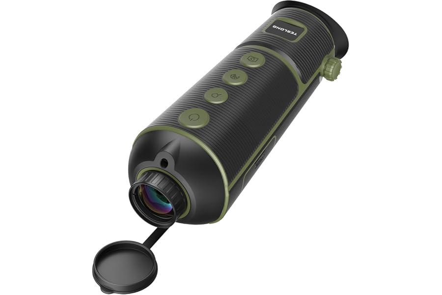 Teslong Thermal Monocular, 384x256 Thermal Imaging Monocular Handheld Infrared Thermal Scope, Weather-Resistant Thermal Binoculars Short Range Thermal Monocular for Outdoor Camping, Travel product image