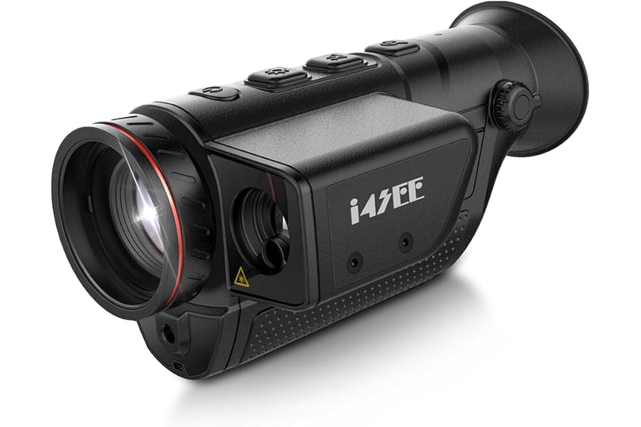 i4SEE M35-384 LRF Thermal Monocular, 35mm Focal Lens 384x288(50Hz) Thermal Imaging Monocular Night Vision for Hunting, Handheld Infrared Thermal Scopes product image