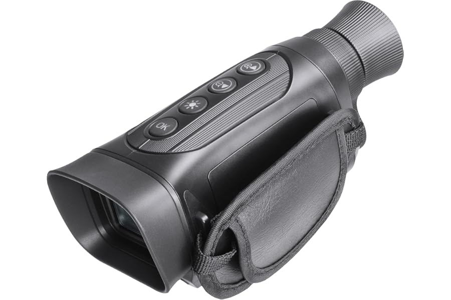 Barska NV-1 Digital Night Vision Monocular – Compact Infrared Scope for Day & Night Use – HD Photo/Video, Rechargeable Battery, USB/Micro SD Compatible product image