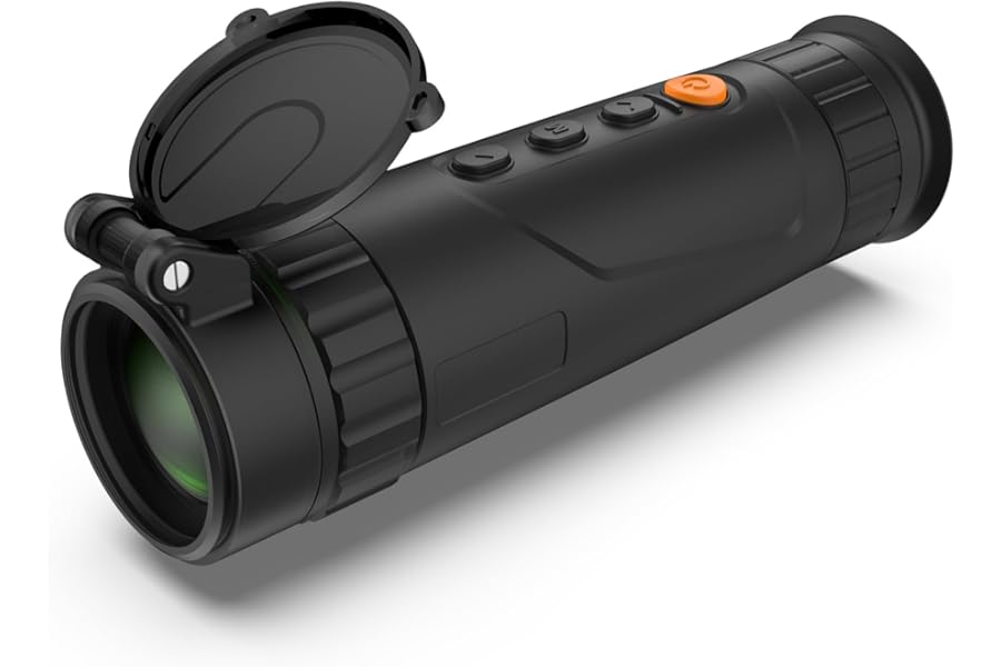 VOTJPYS Night Vision Monocular 384x288 (50 Hz) Thermal Imaging Monoculars, 4X Digital Zoom, Detection 3620yd, 5 Mode, 7H+, No-Shutter Tech WiFi Heat Vision Infrared Imager for Hunting Camping product image