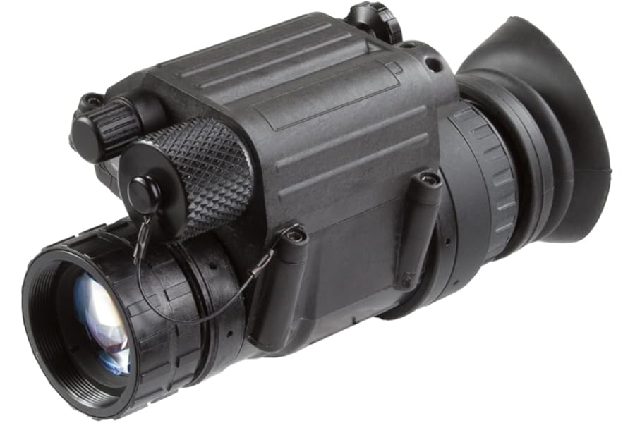 AGM Global Vision PVS-14E Enhanced Night Vision Monocular with FOM 2200+ Gen 3 Auto-Gated, P45-White Phosphor IIT, Auto Shut-Off, Manual Gain, Built-in IR Illuminator, Military-Grade NVG Made in USA product image