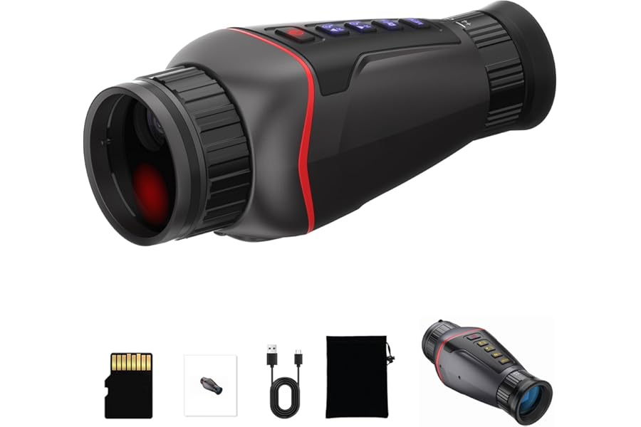 4K Digital Night Vision Monocular, 1314FT Full Dark Distance, Photo & 4K Video Recording, Manual Focus & Diopter, Night Vision Goggles with Infrared Illuminator, SD Card product image