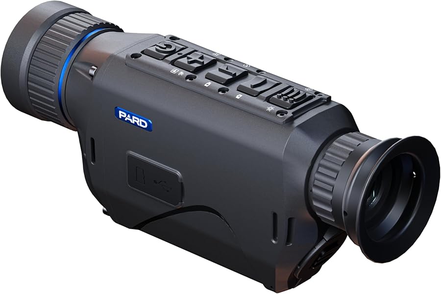Pard USA Bobcat 640 Thermal Monocular – Night Vision Imaging Optic with 1000m Rangefinder (LRF) – Compact 6-Inch Spotting Scope with 35mm Objective Lens, 2.6X Optical & 8X Digital Zoom product image