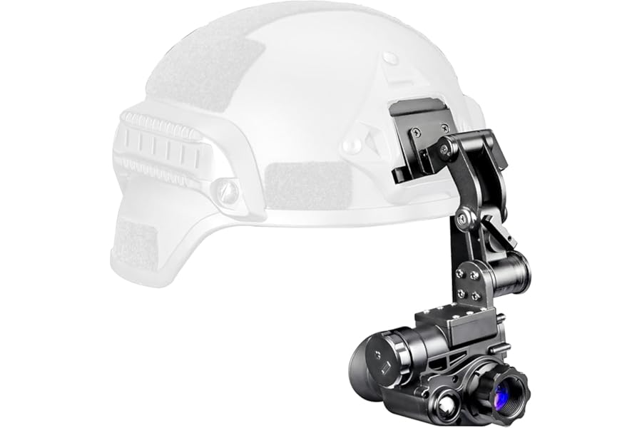 TRV NVG10 Digital Night Vision Monocular Head Mounted - 1080P HD Night Vision Goggles Video Recording, 6X Zoom, Helmet Mountable for Hunting, Camping product image