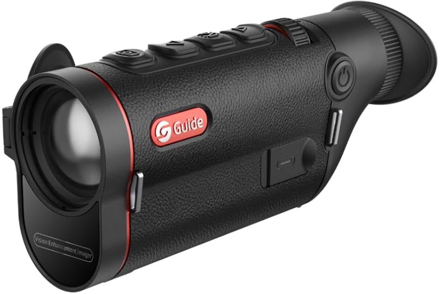 Guide TD633, Thermal Monocular 35mm 640x512 Thermal Imaging Monocular, 1950yd Detection Range, 2X Base Mag, 8X Zoom, Ideal for Night Hunting, 10 Year Warranty product image