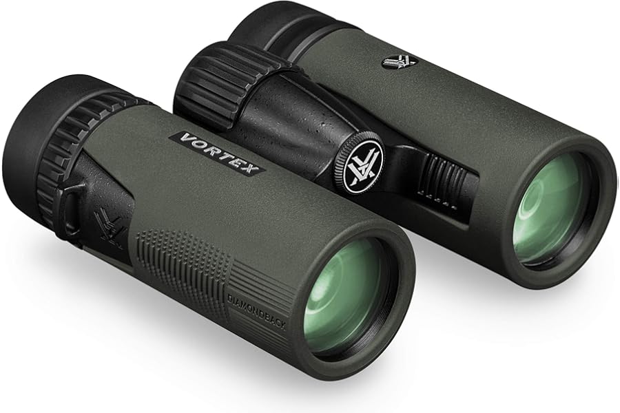 Vortex Optics Diamondback HD 8x32 Binoculars - HD Optical System, Non-slip Grip, Waterproof, Fogproof, Shockproof, Included Carry Case - Unlimited, Unconditional Warranty product image