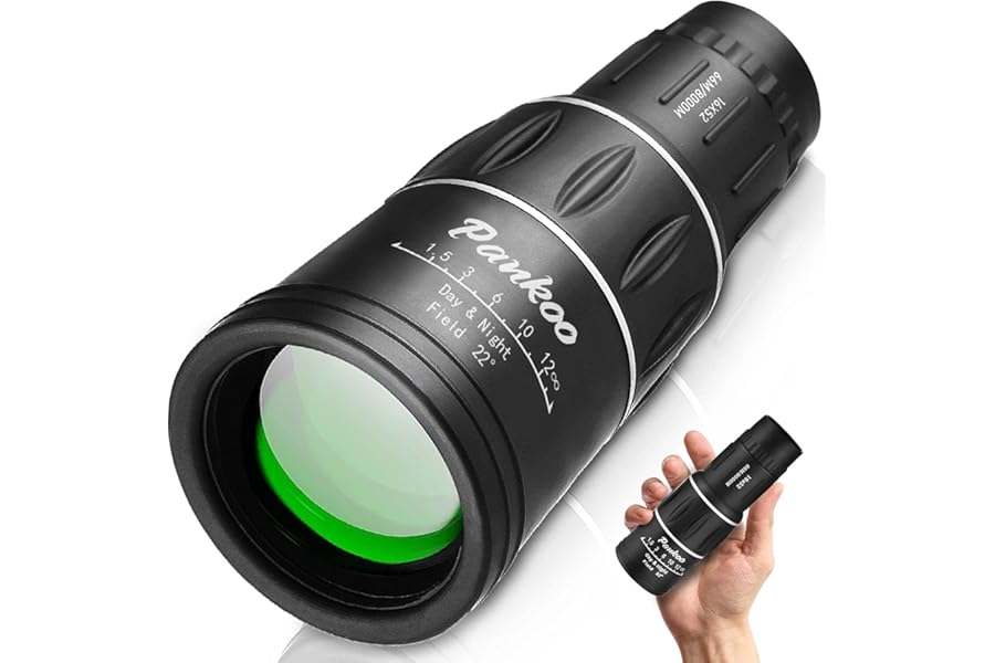 16X52 Monocular, Birthday Gifts for Men Dad Husband Him, Telescope High Powered for Adults, 2023 Power Prism Compact Monoculars for Adults Kids, Gadgets for Men, Valentines Gifts Ideas product image