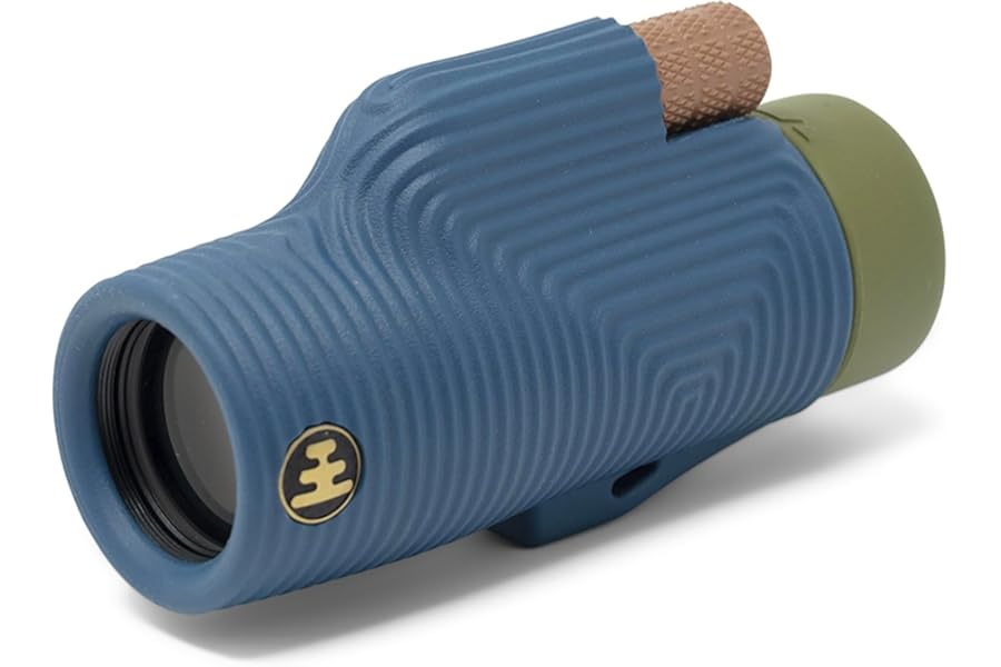 Nocs Provisions Zoom Tube 8x32 Monocular, 8X Magnification Telescope, Bak4 Prism, Wide Field of View for Bird Watching, Backpacking & Wildlife Viewing - Indigo Blue II product image