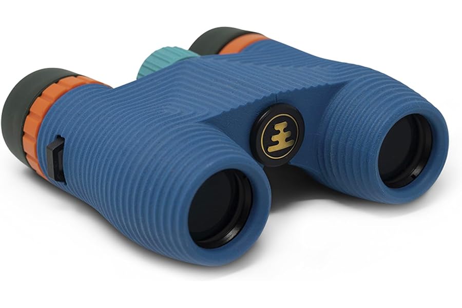 Nocs Provisions Standard Issue 8x25 Waterproof Binoculars, 8X Magnification, Bak4 Prism, Wide View Multi-Coated Lenses for Bird Watching, Hiking & Backpacking - Cobalt Blue II product image