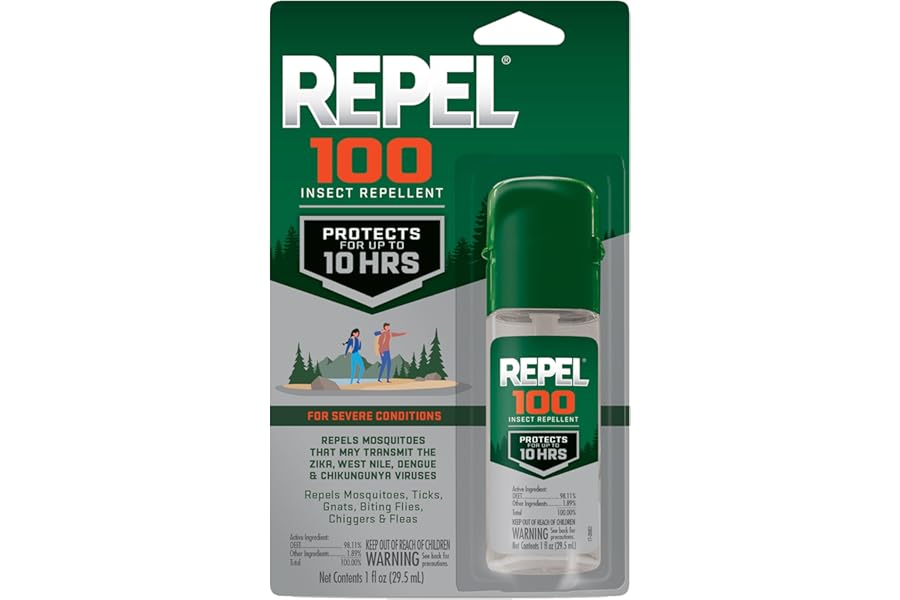 Repel 100 Insect Repellent, Repels Mosquitos, Ticks and Gnats, For Severe Conditions, Protects For Up To 10 Hours, 98% DEET (Pump Spray) 1 fl Ounce product image