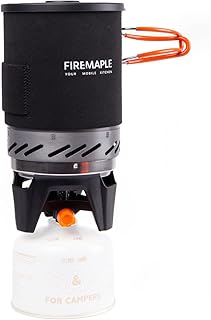 Fire-Maple "Fixed Star 1" Backpacking and Camping Stove System | Outdoor Propane Cooking Gear | Portable Pot/Jet Burner Set | Ideal for Hiking, Trekking, Fishing, Hunting Trips and Emergency Use product image