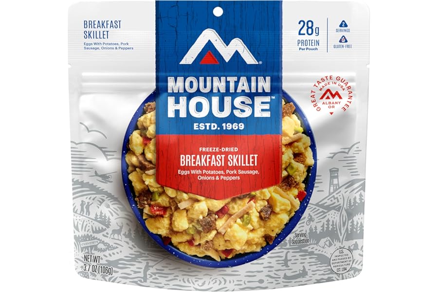 Mountain House Breakfast Skillet | Freeze Dried Backpacking & Camping Food | 2 Servings | Gluten-Free product image