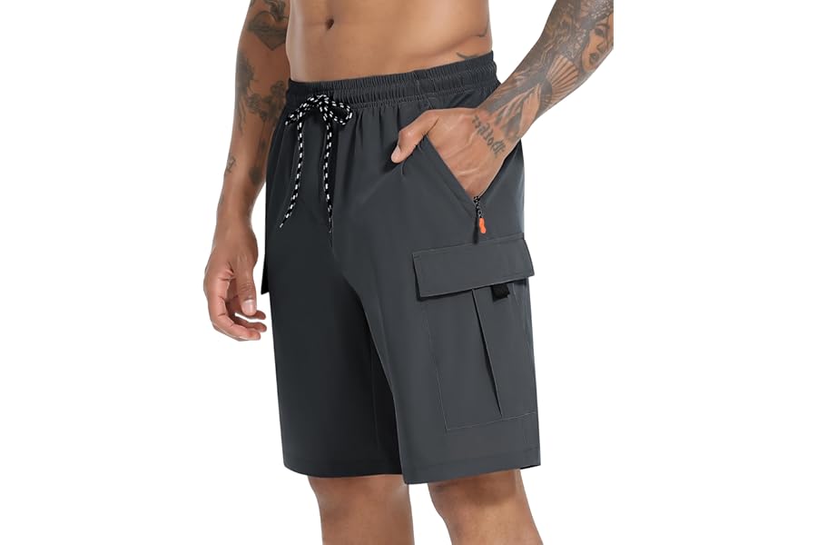 Men's Cargo Shorts Quick Dry Lightweight Stretch Hiking Shorts for Men with 5 Pockets No Lining product image