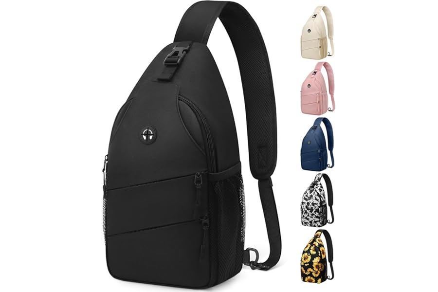 Pritent Crossbody Bags for Women Men Trendy Sling Bag Backpack Casual Chest Bag with Convertible Shoulder Strap product image