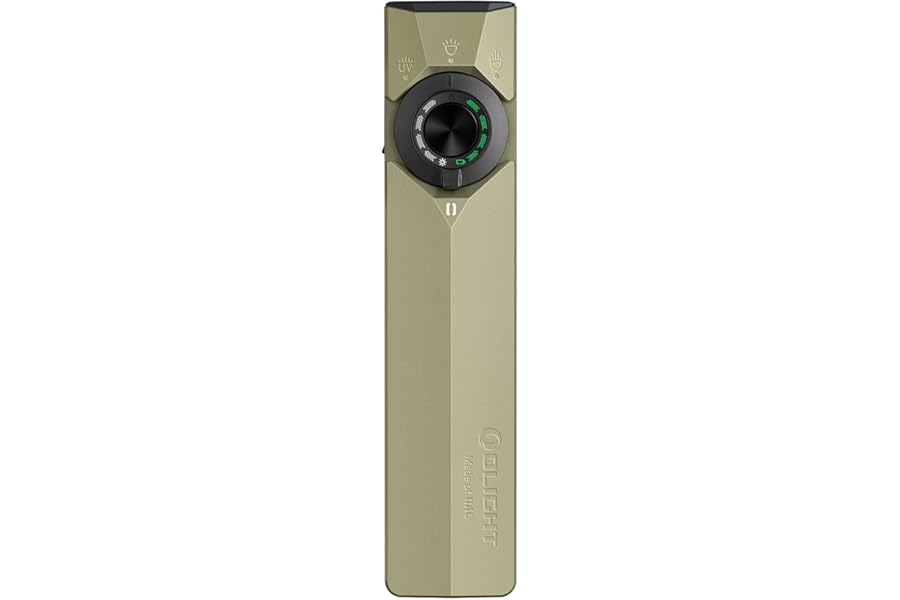 OLIGHT ArkPro Ultra EDC Flat Flashlight, Rechargeable Portable Flash Light, 1700 Lumens with White LED, UV and Green Beam for Working, Emergency, Camping, Everyday Carry (Olive Green CW) product image