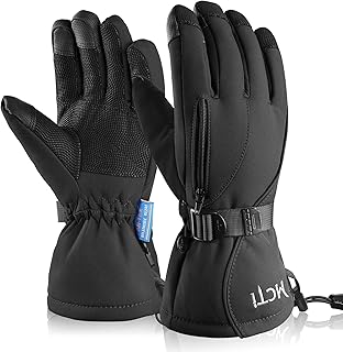 Waterproof Mens Ski Gloves Winter Warm 3M Thinsulate Snowboard Snowmobile Cold Weather Gloves product image
