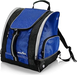 Athletico Ski Boot Bag – Skiing and Snowboarding Travel Luggage – Stores Gear Including Jacket, Helmet, Goggles, Gloves & Accessories – Venting and Grommets for Snow Drainage product image