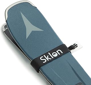 Sklon Ski Strap Fasteners - Rubber 2 Pack Carrier - Securely Transport Your Skis - Ski Accessories Great for Carrying Ski Gear - Men, Women and Kids product image