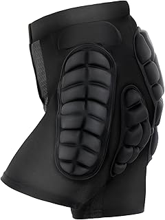 TOMSHOO 3D Hip Protective Snowboard Butt Pads Impact Shorts Tailbone Protection Crash Pants for Skiing Skateboarding, Men Women product image