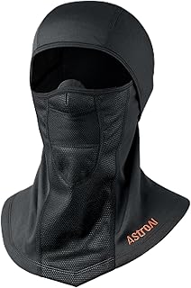 AstroAI Ski Mask Windproof Balaclava for Cold Weather, Winter Face Mask Breathable Stretchable for Skiing, Snowboarding, Black product image