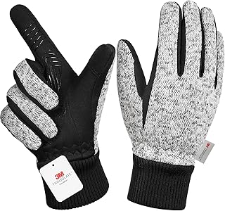 MOREOK Winter Gloves for Men/Women -10°F 3M Thinsulate Warm Touch Screen Snow Ski Bicycle Bike Gloves for Driving/Cycling/Running/Hiking product image