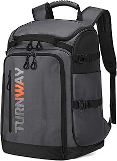 TurnWay Ski/Snowboard Boot Backpack/Ski Boot Backpack | Excellent for Store All Gear | Travel with Waterproof Exterior, Reflective Strip for Men, Women and Youth product image