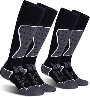2/3/4 Pack Ski Socks for Men and Women Skiing, Snowboarding, Winter Performance Socks product image