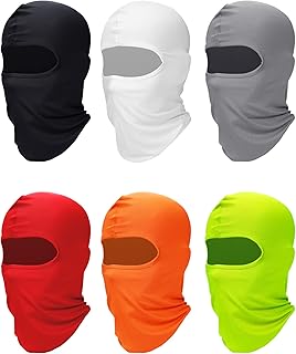 SATINIOR 6 Pcs Ski Mask Cover Balaclava Full Face Mask Summer Face Cover UV Windproof Balaclava for Men Women Outdoor Sports product image