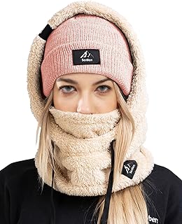 Senllen Balaclava Cold Weather Fleece Windproof Ski Mask Winter Breathable Thermal Face Mask Neck Warmer Scarf Helmet Hood product image