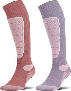 Merino Wool Ski Socks, Cold Weather Socks for Snowboarding, Snow, Winter, Thermal Knee-high Warm Socks, Hunting product image