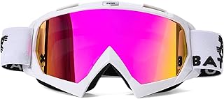 BATFOX Dirt Bike ATV Goggles Motorcycle Gear Riding Motocross Dirtbike 4-Wheeler MX DH Accessories Goggles Glasses for Men Women Youth UV400 Protection Dust-proof Anti-Slip Strap product image