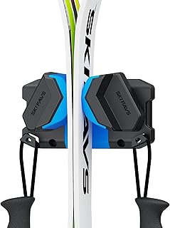 Ski & Snowboard Wall Rack, Ski Wall Mount & Ski Rack Wall Mount for Garage Space-Saving, Winter Gear Organizer, Fits Any Ski or Snowboard, Nonslip Ski Holders, Garage Organization, 1 Pack product image
