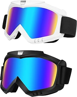 Lievermo Dirt Bike Goggles 2 Pack - Motorcycle, ATV, Riding, Ski, Windproof Racing Glasses product image