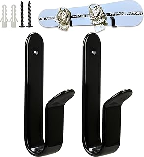 Snowboard Wall Mount Clips, Horizontal Skateboard Wall Mount，Snowboard Display Stand for Room, Garage product image