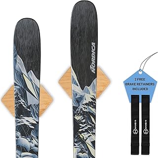 Hang 11 Ski Wall Mount - Ski Hangers for Wall, Display Mount, Minimalist Hardwood Hangers, Decorative Holders to Hang, Vertical Storage Rack for Garage, Showcase your Favorite Pastime product image