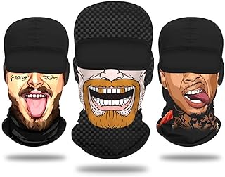 Balaclava Mask 3D Print Full Face Mask Cooling Neck Gaiter Sun Protection Face Cover Mask Windproof Ski Mask product image