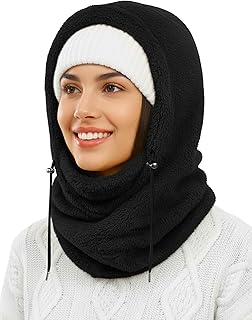 AURUZA Balaclava Face Mask for Women Men Winter Hat Windproof Fleece Neck Warmer Warm Face Cover Scarf product image