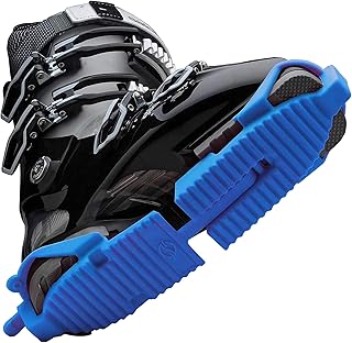 SkiSkootys Ski Boot Bottom Protector with Foldable Design - Slip-Resistant Ski Boot Traction Cleats for Walking on Ice & Snow - Adjustable Skiing Accessories - USA Made product image