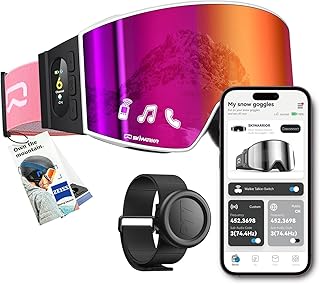 Multifunctional Smart Bluetooth Ski Goggles with Walkie-Talkie, Anti-Fog Zeiss Lens, Music & Call Function product image