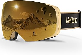 Ski Goggles for Men Women Adult & Youth, OTG Snowboard Goggles Anti Fog, Snow Goggles UV Protection Wide Vision product image