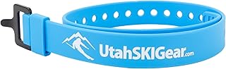 Utah SKI Gear 21" Strap with Aluminum Buckle - Weatherproof, UV-Resistant, Perfect for Securing Skis, Backcountry Backpacking, Daisy-Chain for Added Length, Usable Length up to 19" product image
