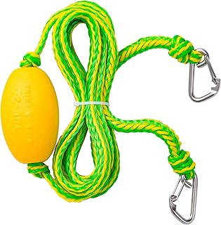 Floating Kayak Tow Rope with Clips – Quick Connect Rescue Line for Kayaks, Jet Ski Anchor Rope – Towing Rope for Tying Kayaks Together, Kayak Accessories, 12FT product image