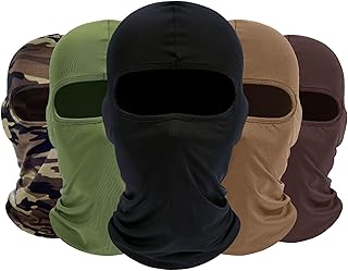 Balaclava Ski Mask, 5 Pack Neck Gaiter Motorcycle Scarf Cold Winter Warm Windproof Men/Women product image