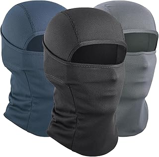 AXBXCX 3 Pack Balaclava Ski Mask - Breathable UV Protection Face Cove for Motorcycle, Football, Cycling, Outdoor Sports product image