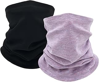 2 Pack Winter Neck Gaiter Warmer for Women Men Soft Fleece Neck Warmers Windproof Warm Face Cover Mask Scarf for Cold Weather product image