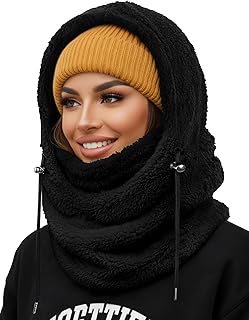 Balaclava Face Mask for Women Men Winter Hat Neck Windproof Fleece Ski Mask Warm Face Cover Scarf product image