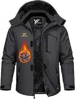 Men's Ski Jacket Waterproof Warm Snowboard Jacket Insulated Winter Coat for Outdoor Cold Weather Sports Work product image